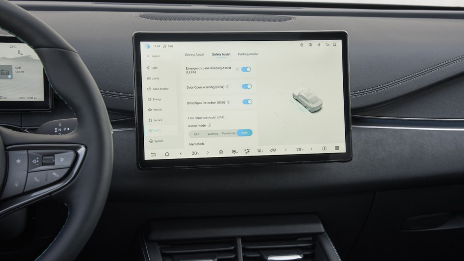 Infotainmentsystem im BYD Seal 6 DM-i Touring