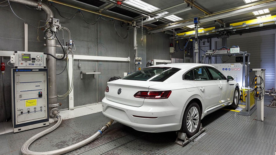 WLTP-Fahrtest VW