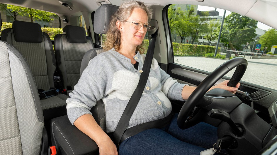Crashtest Gurtadapter für Schwangere