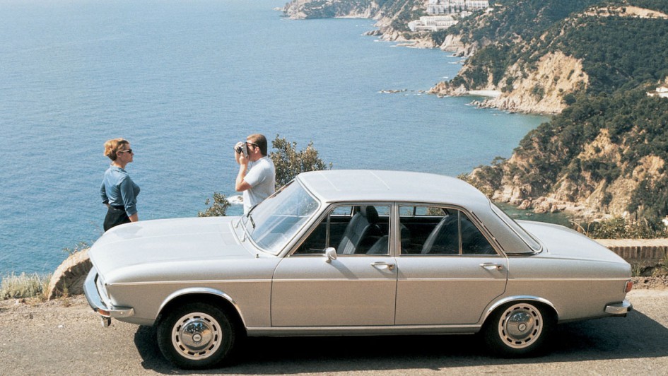 Der Audi 100 LS brachte mit 100 PS die Passagiere auch an sehr schöne Ziele. Das war 1969.