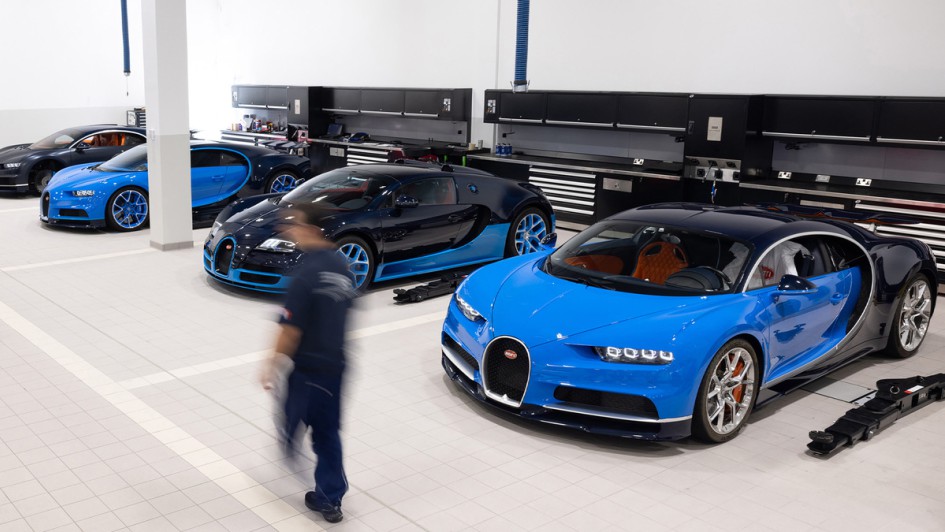 Bugatti London Aftersales-Zentrum