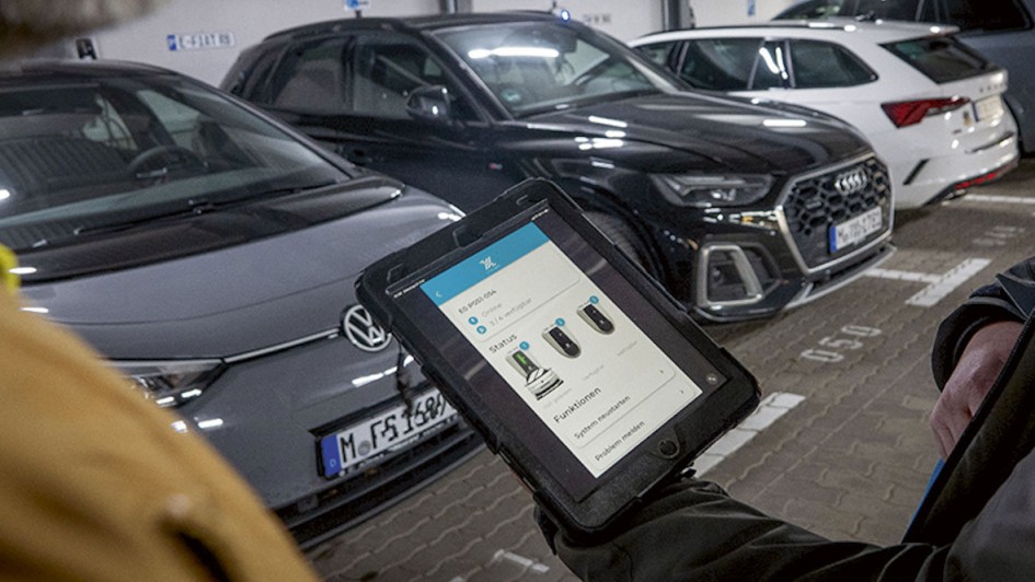 Die eigene Lade-App zeigt, welches Auto gerade Strom erhält.