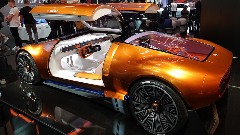Studien gehören auf die Messe. Mercedes-Benz blickt mit dem One-Eleven in die Zukunft