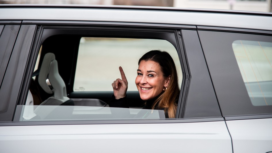 Da ist vorn und da geht es mit dem Volvo EX90 hin.