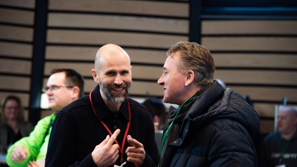 Gesprächssituation in der Pause