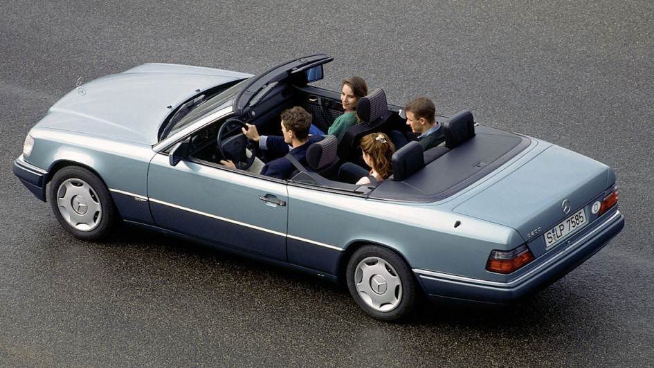 Die Baureihe 124 formte die E-Klasse, welche wie hier der E 200 von 1994 diese Namen in die obere Mittelklasse brachte.