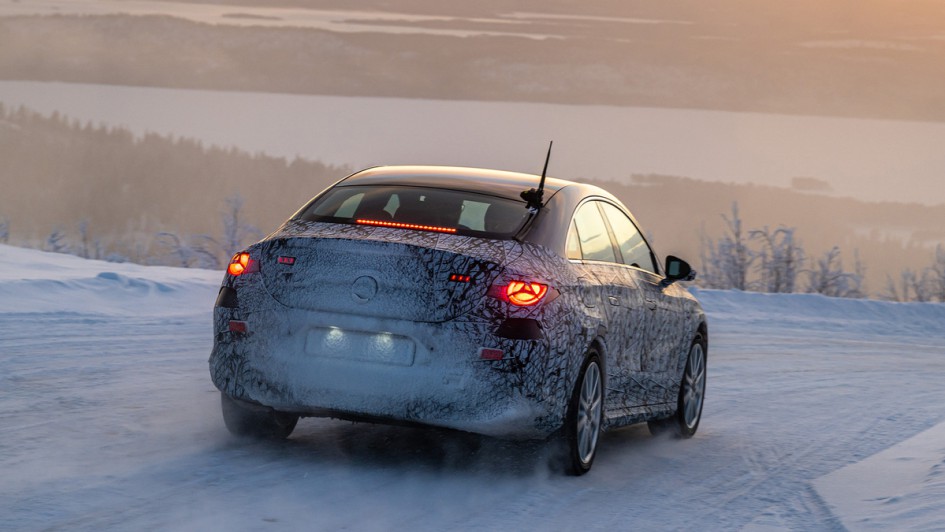 Prototypenfahrt im Mercedes CLA