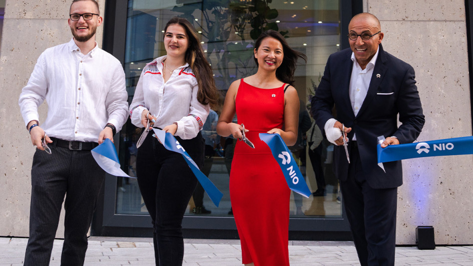 NIO House in Düsseldorf eröffnet