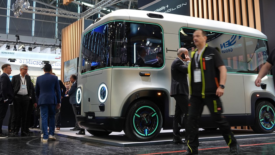 Automatisierte Personenbeförderer sind Teil der Verkehrswende, hier der Mover von Holon