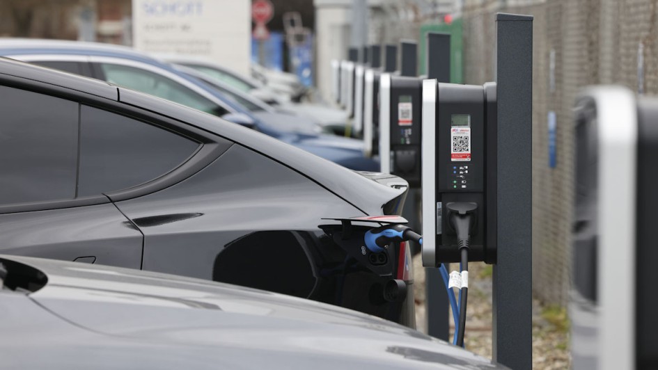 In der Mainzer Zentrale gibt es mehr als 40 Ladestellen für E-Autos.