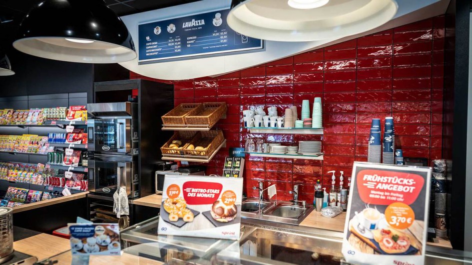 Sprint Tankstelle Kaffee