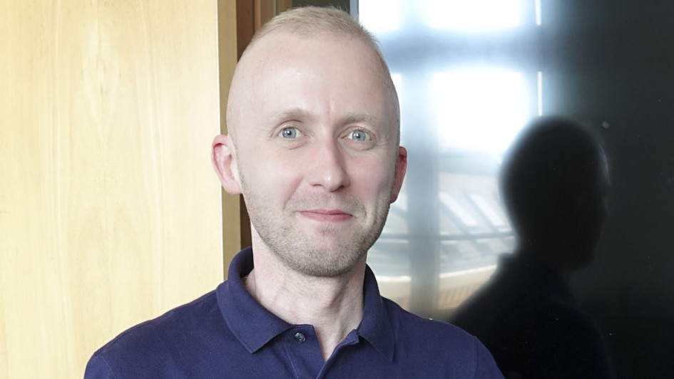 Tomasz Grubba (Engineering Manager) führte uns durch die Büros in der Leipziger City.