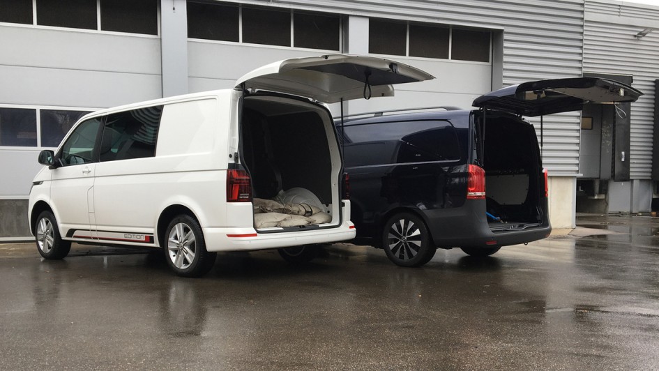 VW Transporter vs. Mercedes Vito Test (2023)