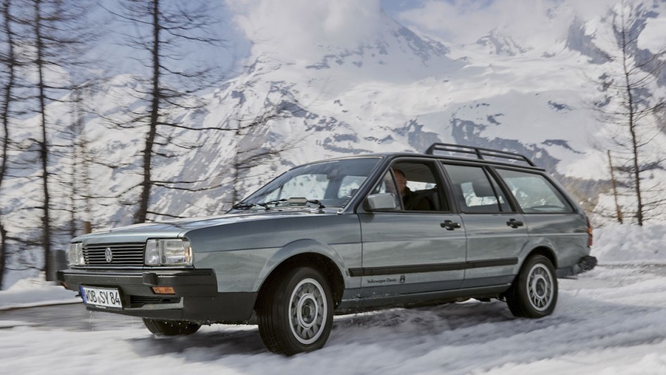 Der VW Passat erhielt 1984 den Syncro-Allradantrieb.
